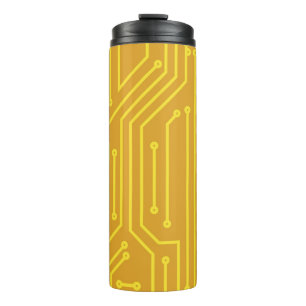 Garrafa Térmica Material informático abstrato