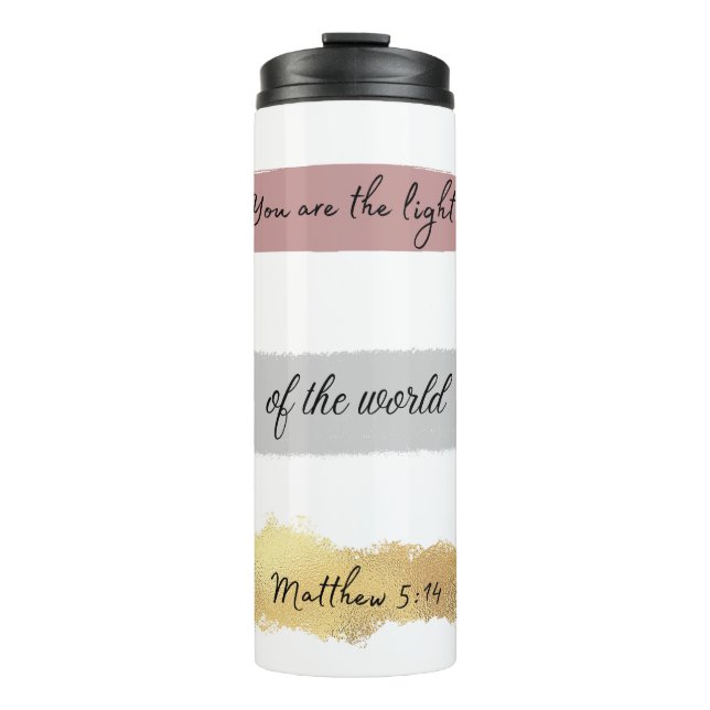 Garrafa Térmica Mateus 5:14 (Frente)