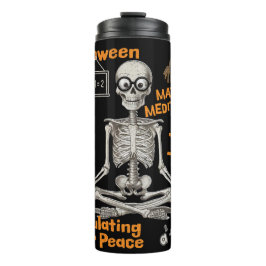 Garrafa Térmica MEDitação MATEMÁTICA DE HALLOWEEN CALCULANDO A PAZ