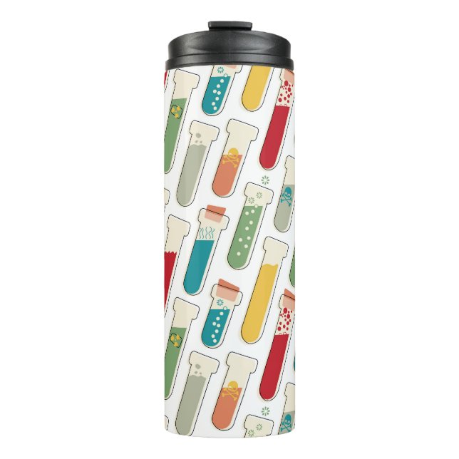 Garrafa Térmica Meio século Moderno de Teste de Química - Tiras do (Frente)