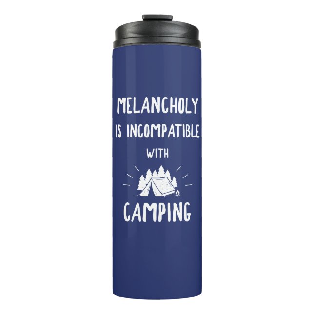 Garrafa Térmica Melancholy É Incompatível Com O Acampamento (Frente)