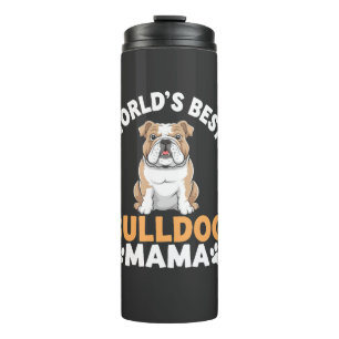 Garrafa Térmica Melhor Mãe de Bulldog do Mundo