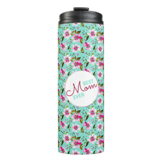 Garrafa Térmica Melhor Mãe de Todos os Tempos Personalizado Aqua e
