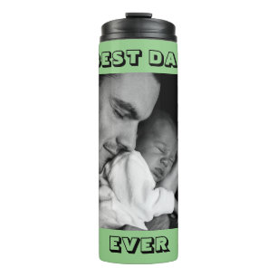Garrafa Térmica Melhor Pai Nunca   Foto personalizada
