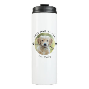 Garrafa Térmica Melhor Pai Personalizado Por Par Foto do Cachorro
