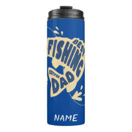 Garrafa Térmica Melhor Pai Pescador com nome editável