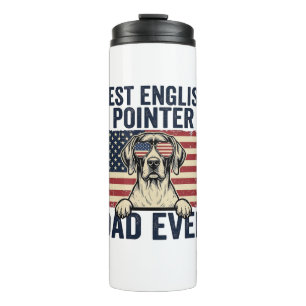 Garrafa Térmica Melhor Pai Pointer Inglês Patriota Perene