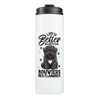 Garrafa Térmica Melhor vida com Bouvier des Flandres