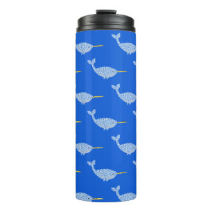 Garrafa Térmica Menino Azul e Bonito Narrador, Padrão