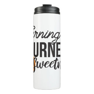 Garrafa Térmica Mensagem de vida positiva - Transformando azedo em