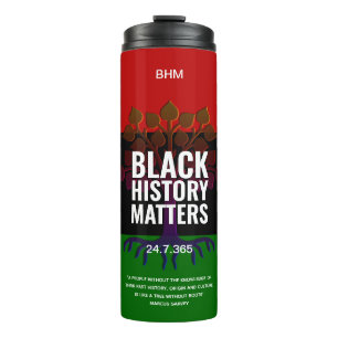 Garrafa Térmica Mês do MÊS do Histórico Negro Cotações Marcus Garv