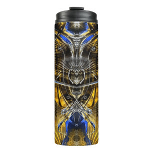 Garrafa Térmica Metropollis 3D Abstrato