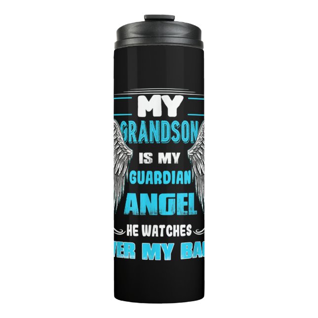 Garrafa Térmica Meu Avô É Meu Anjo Guardião (Frente)
