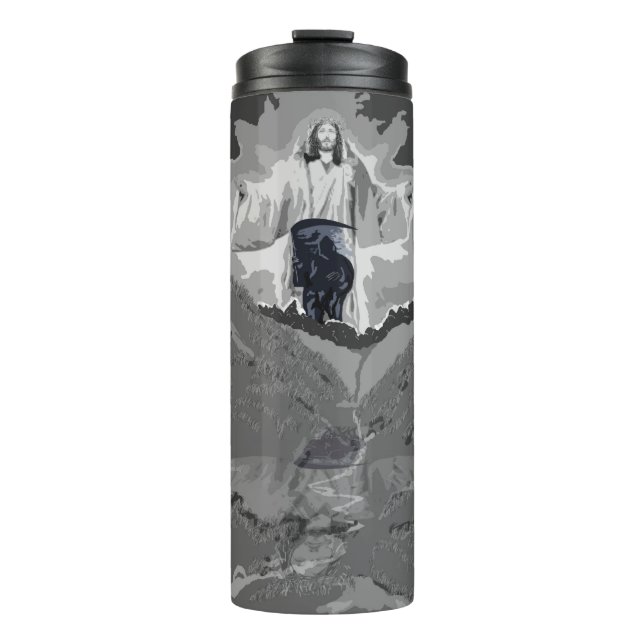 Garrafa Térmica Meu Deus. Morte (Frente)