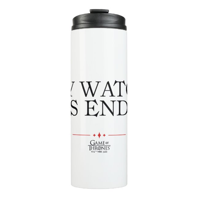 Garrafa Térmica Meu Relógio Acabou (Frente)