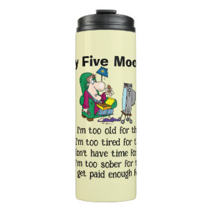 Garrafa Térmica Meu Tumbler Térmico de Cinco Moods