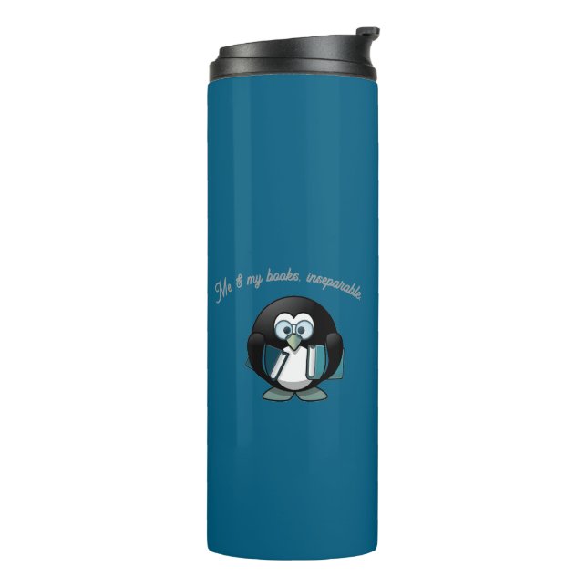 Garrafa Térmica Meus livros inseparáveis (Giro à esquerda)