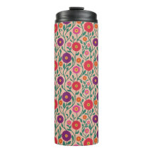 Mid-Century Vine Flower | Garden Garland Peach