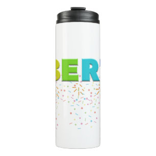 Garrafa Térmica Mikitiez PE olimpíadas donut arco-íris esporte lgb