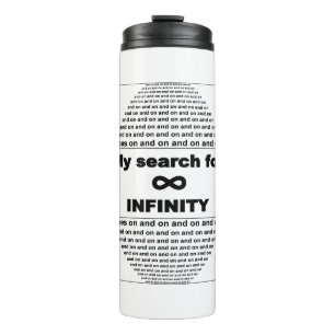 Garrafa Térmica Minha busca pelo infinito nunca pára