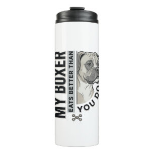 Garrafa Térmica Minha Camisa de Amante de Boxer Come Melhor do que