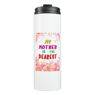 Garrafa Térmica Minha Mãe É O Feliz dia de as mães De Caros Coraçõ