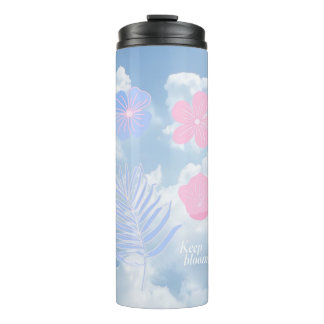 Garrafa Térmica Minimalist Floral Design – Botanical Aesthetic Ar