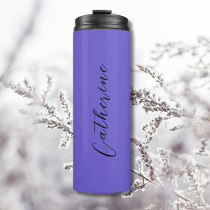 Garrafa Térmica Mínimo personalizado de Elegante Preto de Fita
