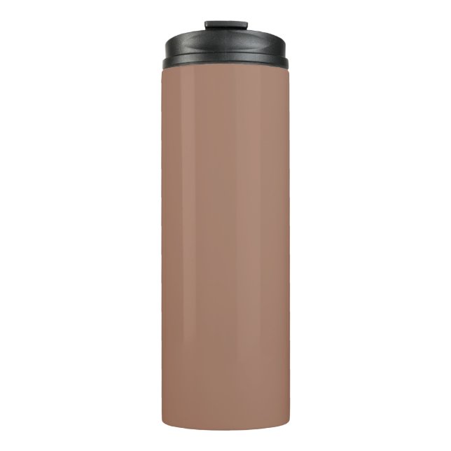 Garrafa Térmica Mocha Mousse Trendy Sólido Elegante (Frente)