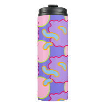 Mod Pastel Bolhas E Blobs Tumler Térmico