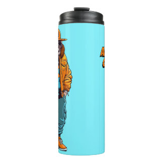 Garrafa Térmica Moda Forest Life Bison Animal