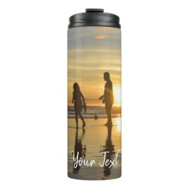 Garrafa Térmica Modelo de Foto Personalizada e Texto Personalizado