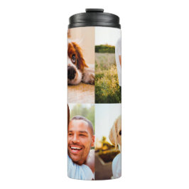 Garrafa Térmica Modelo de frasco térmico de 4 fotos personalizado