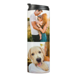 Garrafa Térmica Modelo de frasco térmico de 4 fotos personalizado