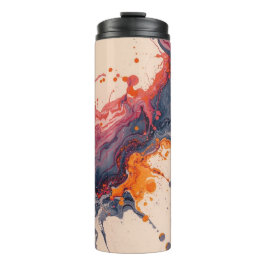 Garrafa Térmica Modern Art Ink Run Thermal Tumbler