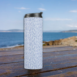 Garrafa Térmica Modern Blue Heart