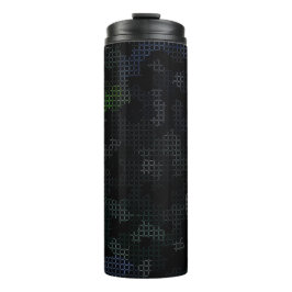 GARRAFA TÉRMICA  MODERN_ELEGANT_THE ABSTRATO_ART _BLACK