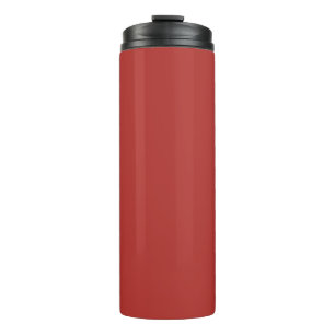 Garrafa Térmica Molten Lava Dark Red Solid Color Impressão