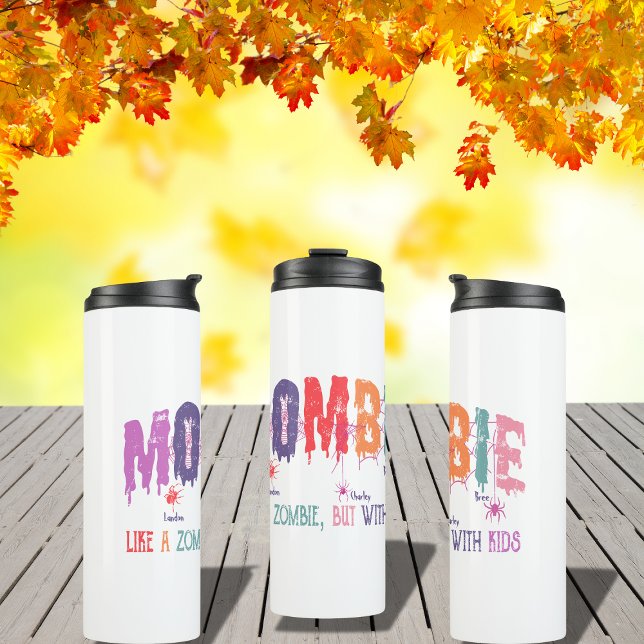 Garrafa Térmica Mombie Spider Kids Zombie (mombie thermal tumbler)