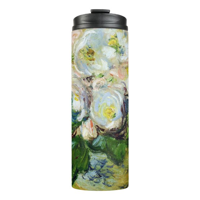 Garrafa Térmica Monet France Impressionista Pessoas Natal (Frente)