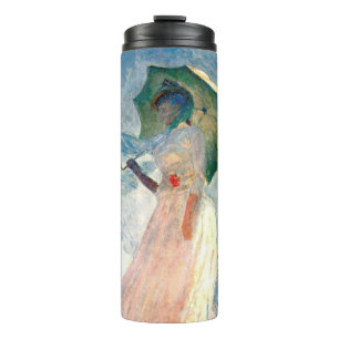 Garrafa Térmica Monet Woman com Parasol à esquerda