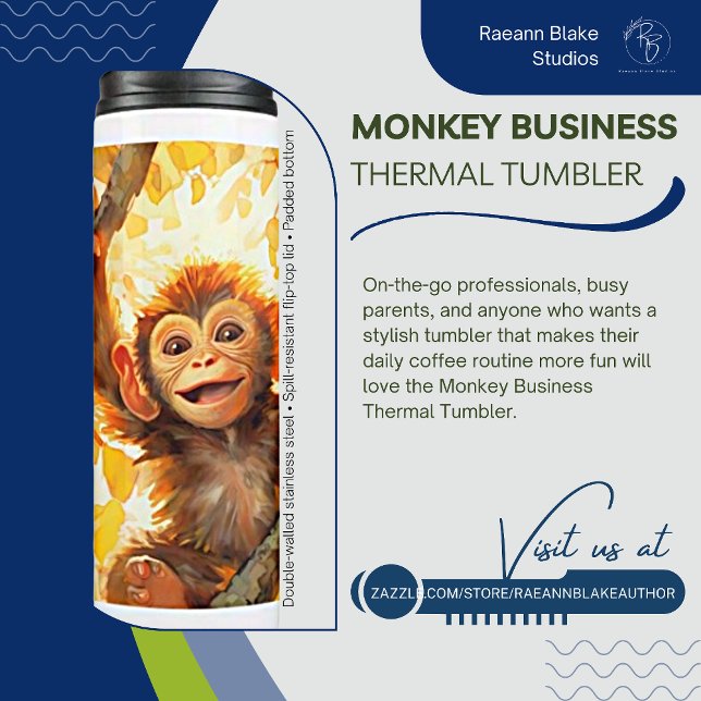Garrafa Térmica Monkey Business Thermal Tumbler (Criador carregado)
