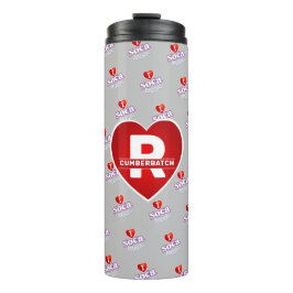 Garrafa Térmica MONOGRAM I  LOVE SOCA on GREY