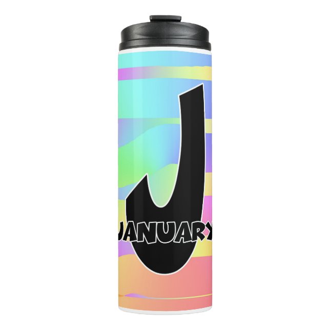 Garrafa Térmica Monograma de Janeiro (Frente)