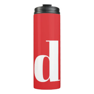Garrafa Térmica Monograma inicial personalizado Simples