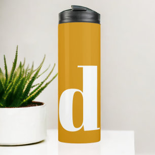 Garrafa Térmica Monograma inicial personalizado Simples