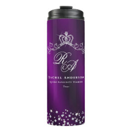 Garrafa Térmica Monograma Magenta com Coloração brilhante