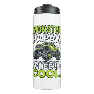 Garrafa Térmica Monstro Papaw Wheelie Legal Desenho Divertido de C
