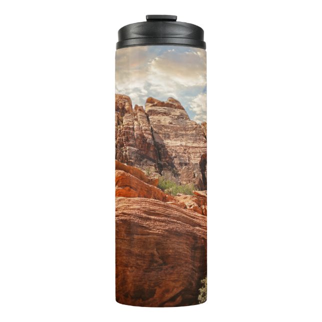 Garrafa Térmica Montanha Foto HDR (Frente)