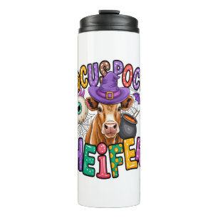 Garrafa Térmica Moo Boo Halloween Cow